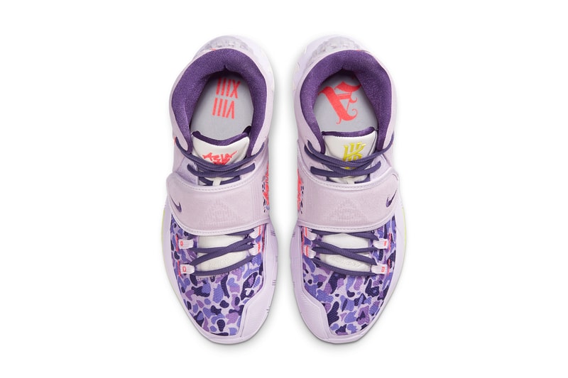 nike basketball kyrie irving 6 asia purple red yellow white grey camo CD5033 500 official release date info photos price store list