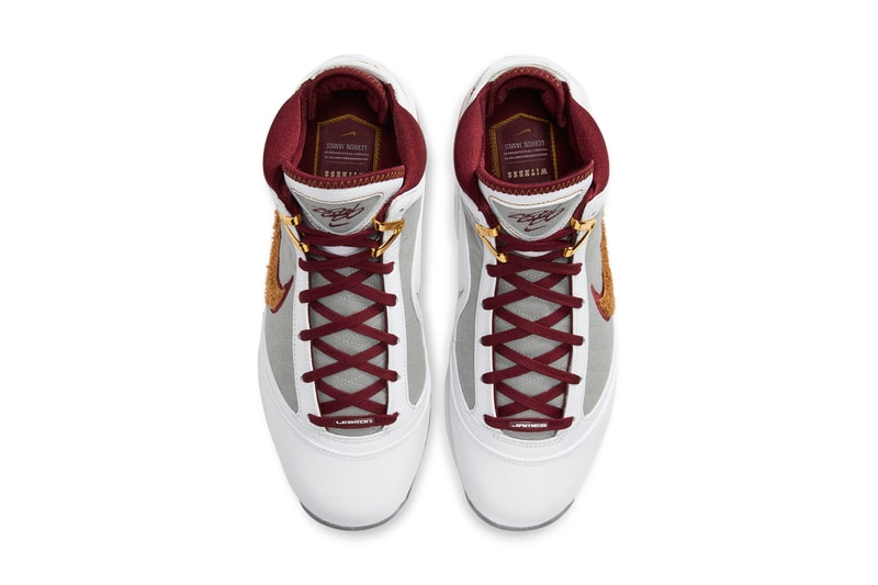 nike basketball lebron james 7 mvp white bronze team red wolf grey CZ8915 100 official release date info photos price store list
