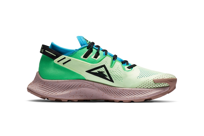 nike running pegasus trail 2 barely volt laser blue poison green black brown CK4305 700 official release date info photos price store list