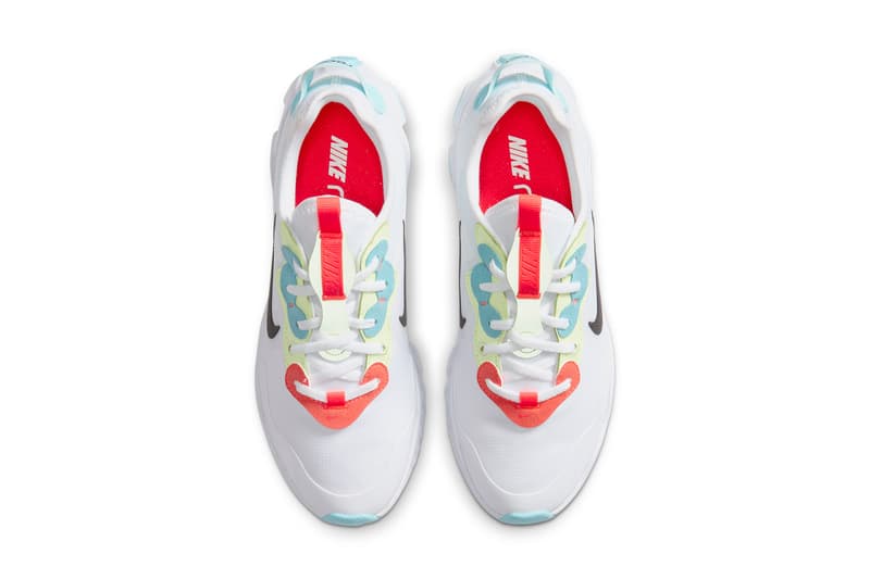 nike react art3mis bright crimson red white yellow blue CN8203 101 official release date info photos price store list