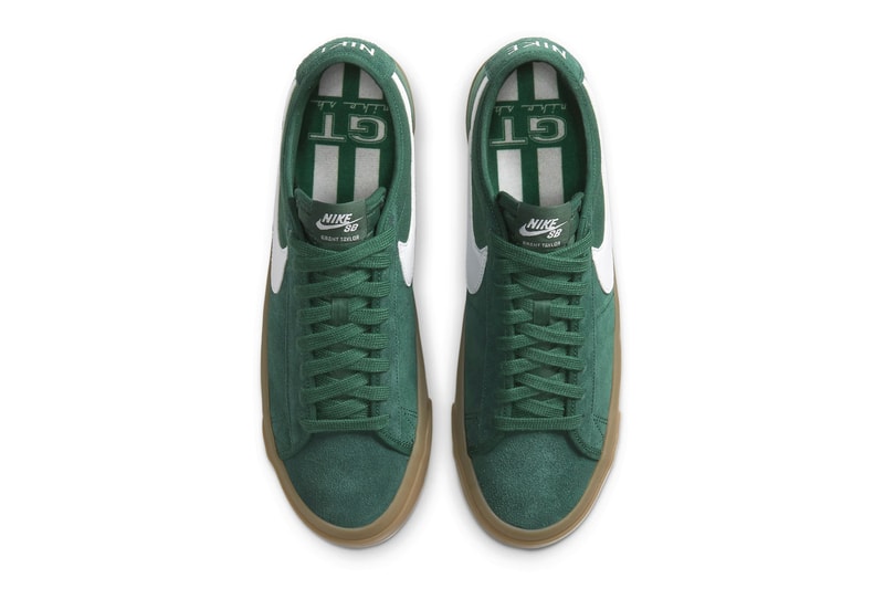 Nike SB Zoom Blazer Low Pro GT Fir Gum Light Brown Release DC0603-300 skate shoe