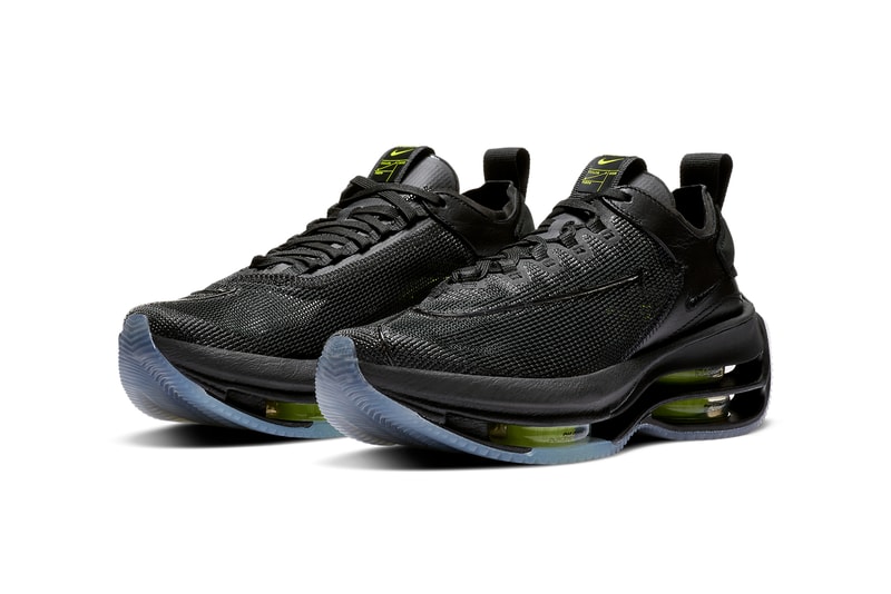 nike sportswear zoom double stacked black volt CI0804 001 official release date info photos price store list buying guide