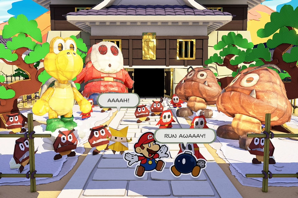 Nintendo Paper Mario Origami King Gameplay Trailer Hypebeast