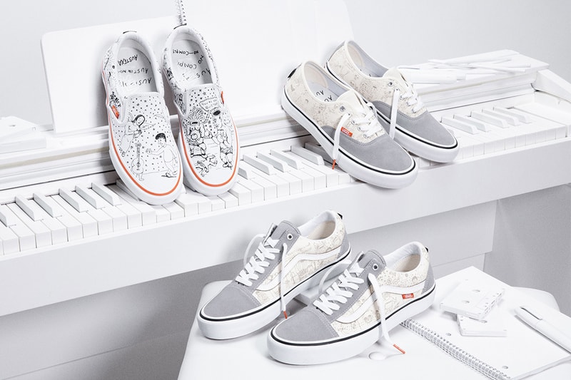 no comply skateshop vans daniel johnston collection capsule 2020 old skool authentic slip on official release date info photos price store list
