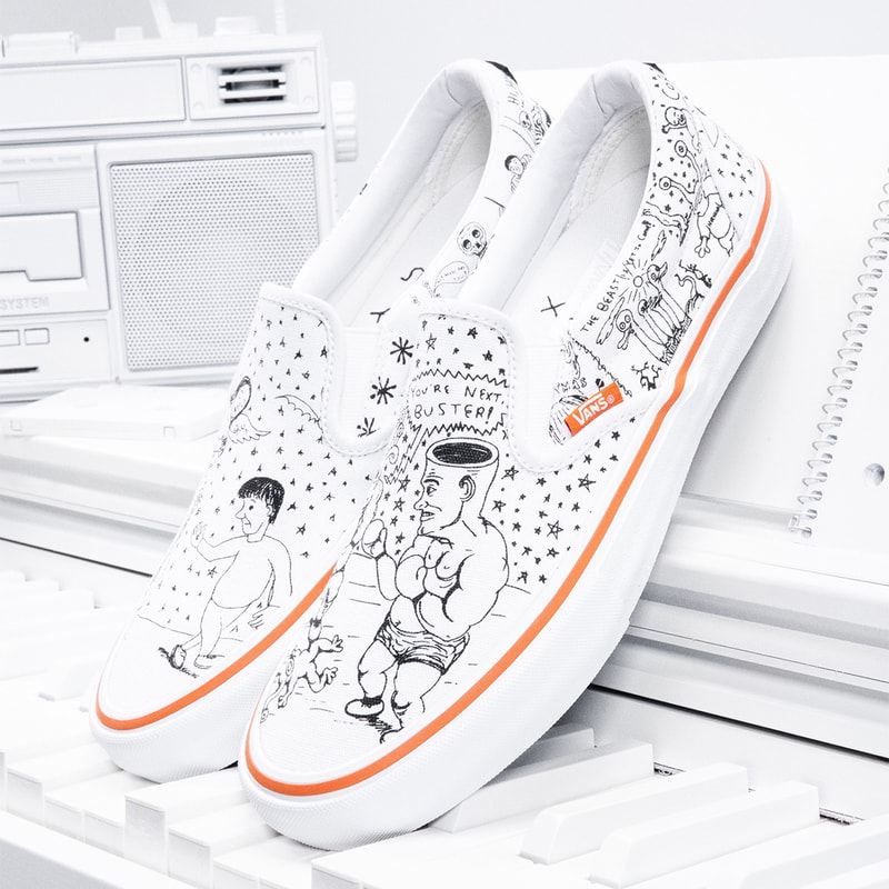 no comply skateshop vans daniel johnston collection capsule 2020 old skool authentic slip on official release date info photos price store list