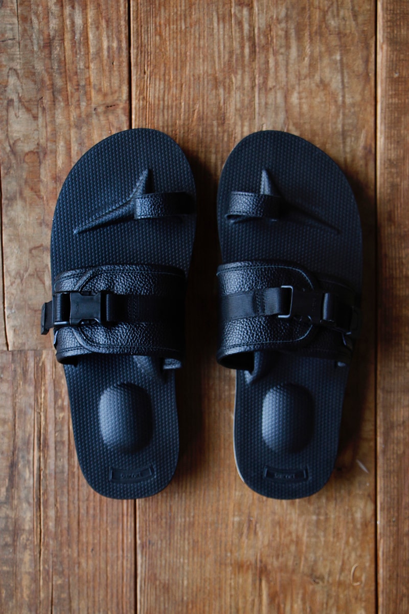 nonnative x Suicoke Hunter & Mariner Sandal Collaboration Footwear Collection Release Information Vibram Sole Unit Black Leather Coverchord 