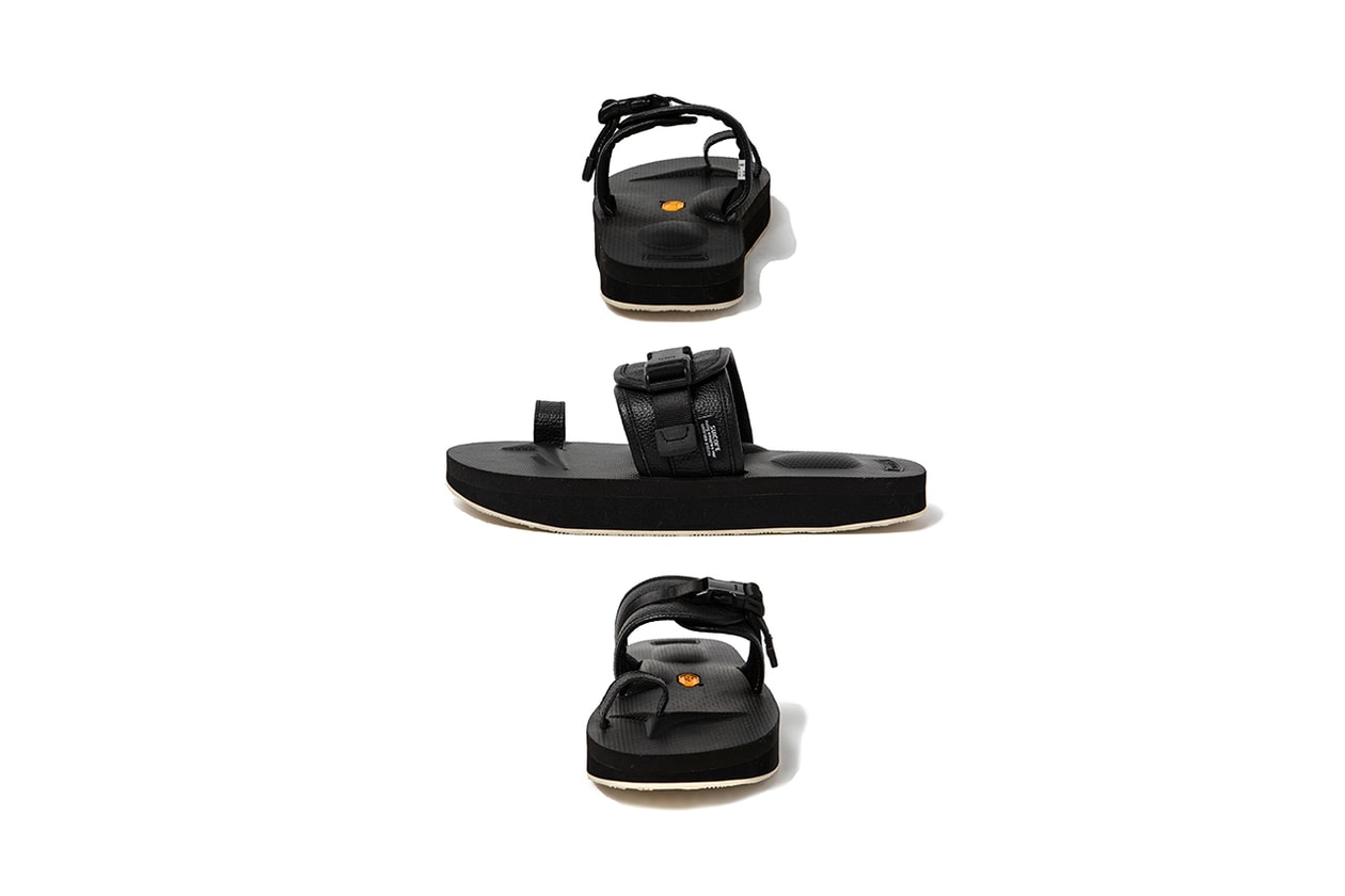 nonnative x Suicoke Hunter & Mariner Sandal Collaboration Footwear Collection Release Information Vibram Sole Unit Black Leather Coverchord 