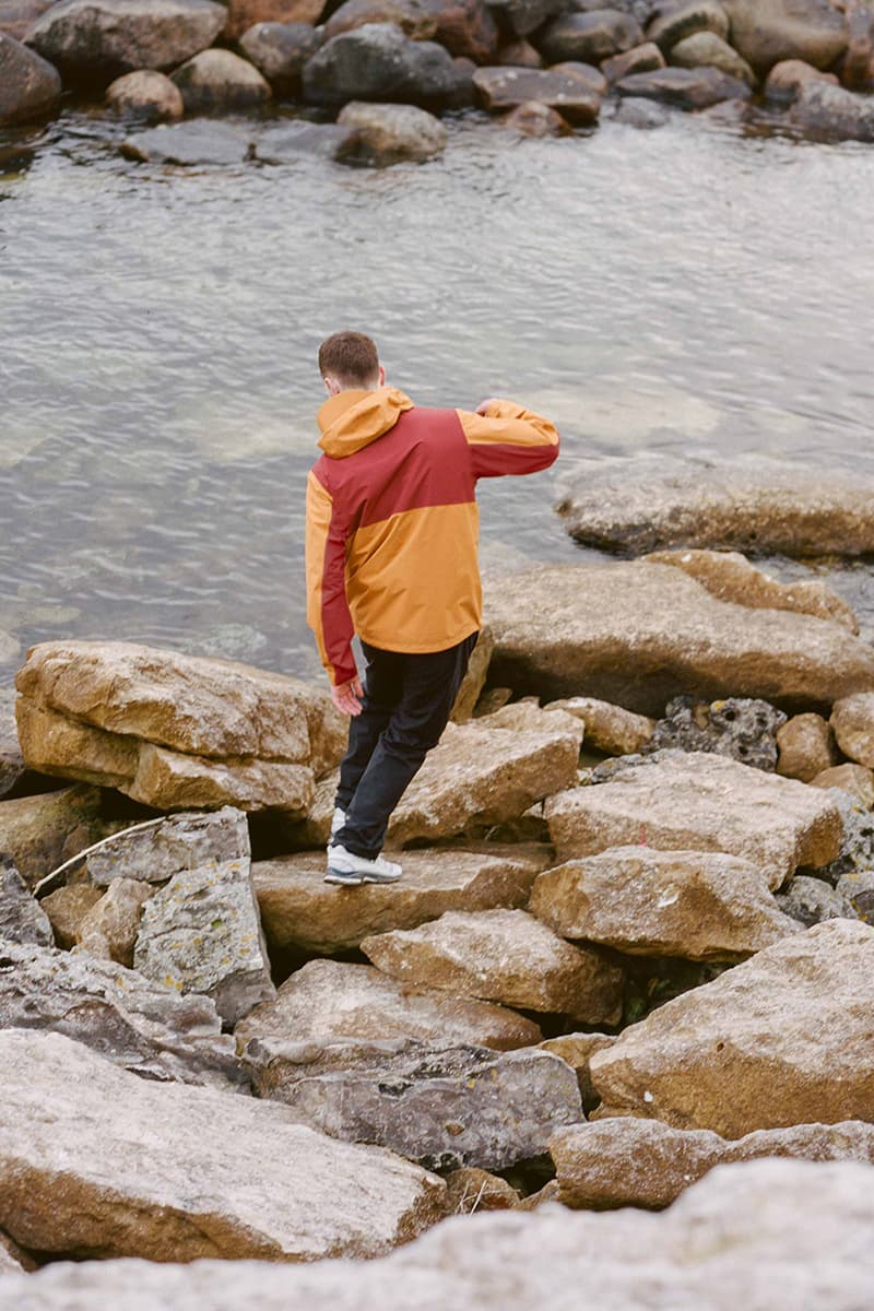 norse projects gore tex recycled collection shell jacket bucket hat waterproof tote black grey ash orange Cadmium Burnt Sienna