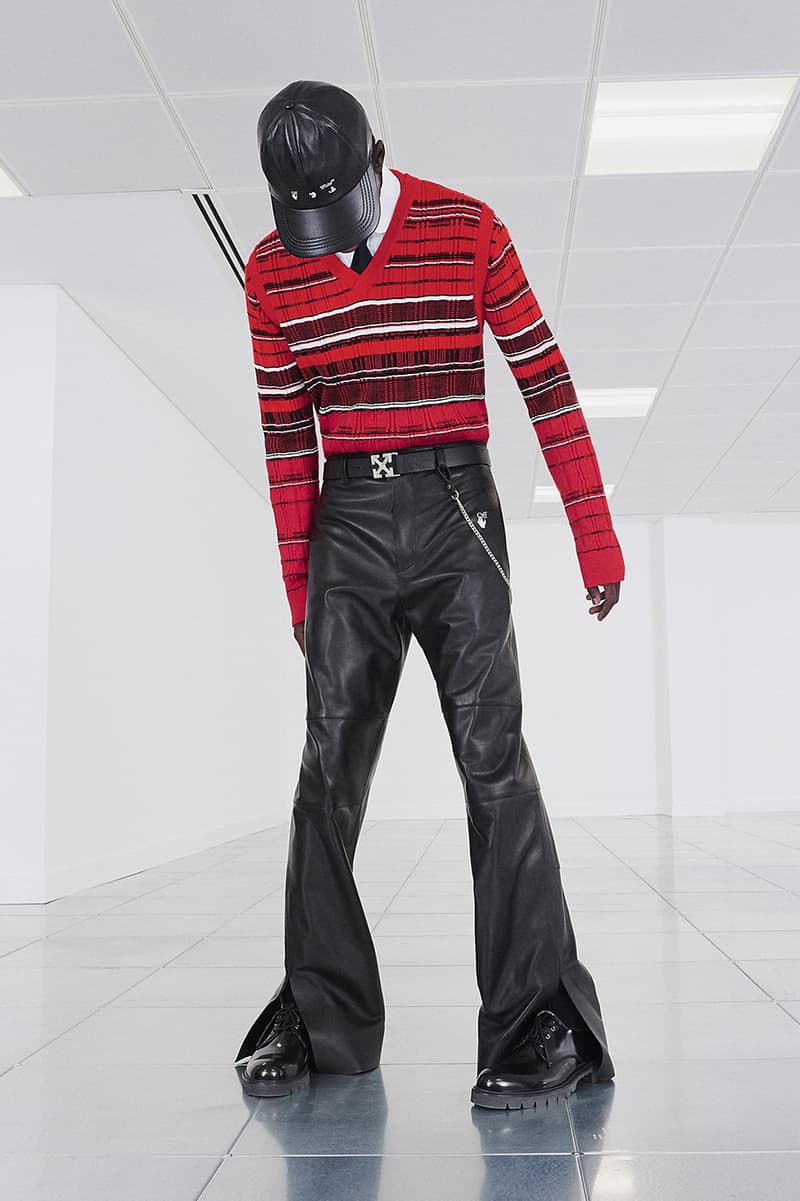 Off-White™ Fall/Winter 2020 "TORNADO WARNING" Collection Officially Released Now Available Dropped Lookbook Virgil Abloh FW20 Menswear Tailoring Streetwear Formal Air Jordan 4 "Sail" OW