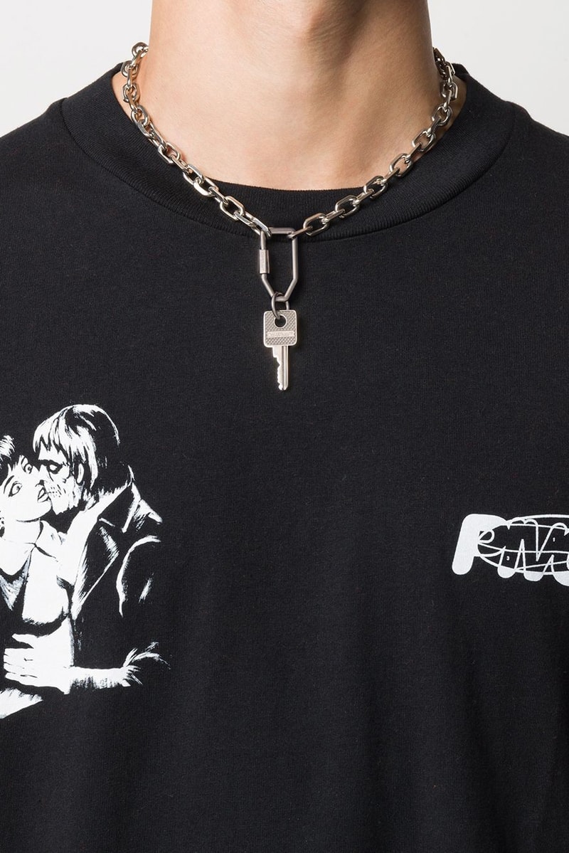 Off-White™ Silver-Tone Key Chain Necklace Release Info jewelry accessories drop date price virgil abloh