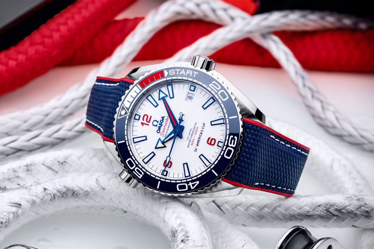 omega seamaster planet ocean 600m americas cup sailing 36th official timekeeper watches accessories diver