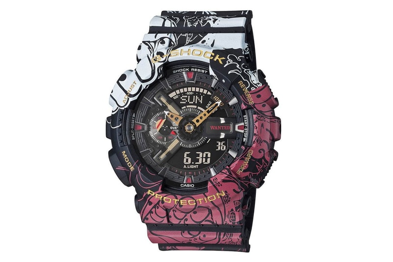 G-SHOCK x One Piece GA-110JOP Watch Collaboration timepiece release date info buy japan luffy august 2020 price