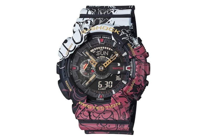 One Piece X G Shock Ga 110jop Watch Collaboration Hypebeast