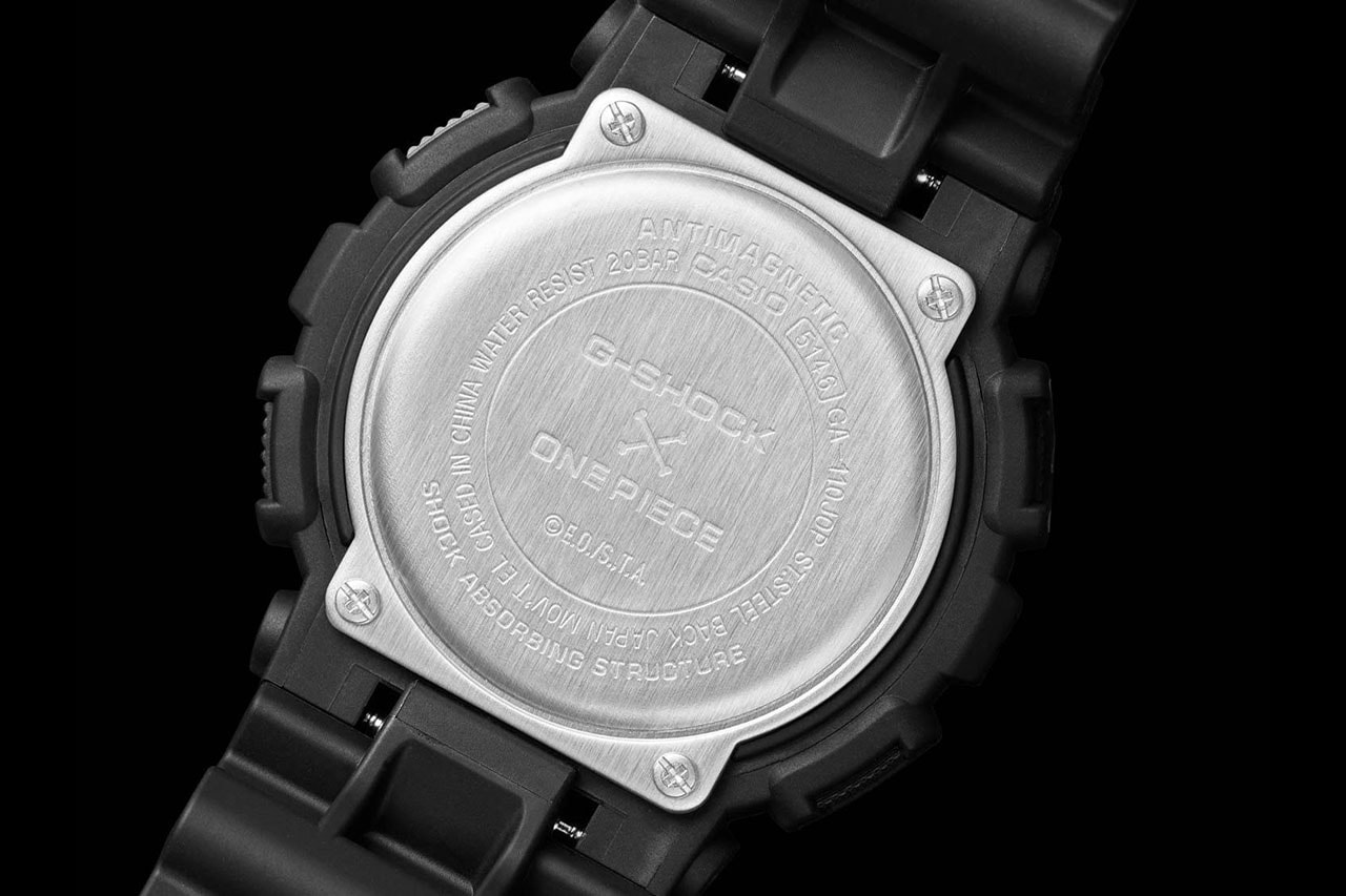G-SHOCK x One Piece GA-110JOP Watch Collaboration timepiece release date info buy japan luffy august 2020 price
