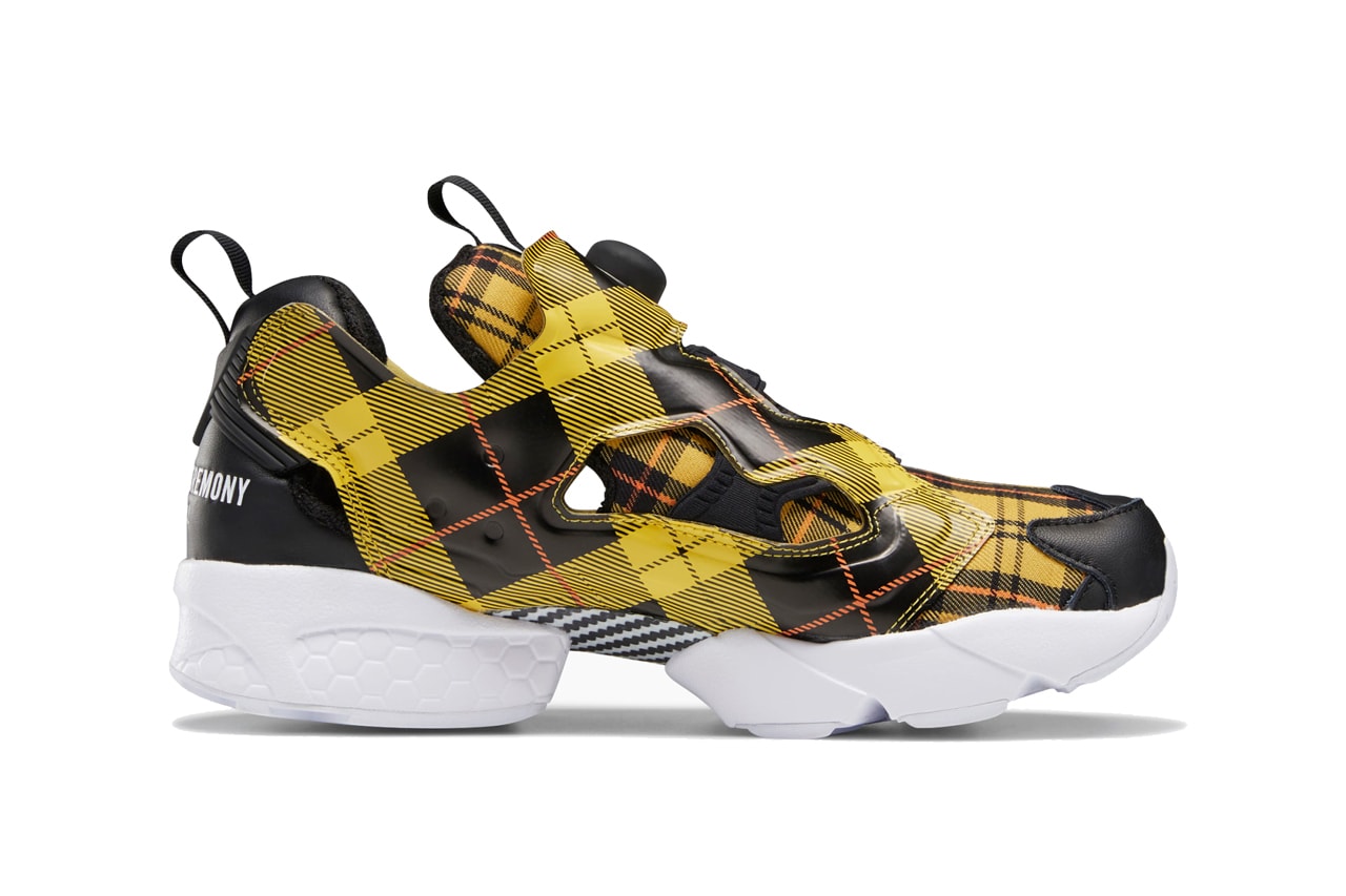 opening ceremony reebok instapump fury plaid black yellow red green white pantone pink navy FW2474 FW2475 official release date info photos price store list