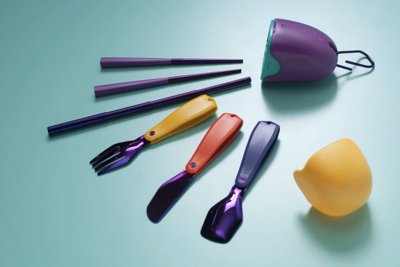 OTHERWARE by Pentatonic Pebble Sustainable Dining Tool i am OTHER Pharrell Williams Recycled CD Picnic Essential Eating Dine Food Cutlery 