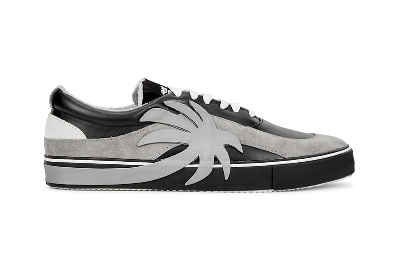 palm angels printed vulcanized sneakers shoes white black silver grey official release date info photos price store list buying guide