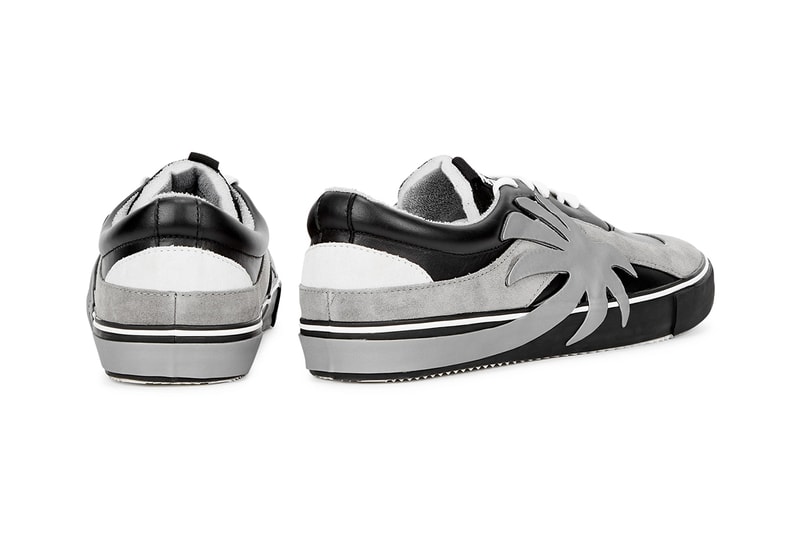 palm angels printed vulcanized sneakers shoes white black silver grey official release date info photos price store list buying guide