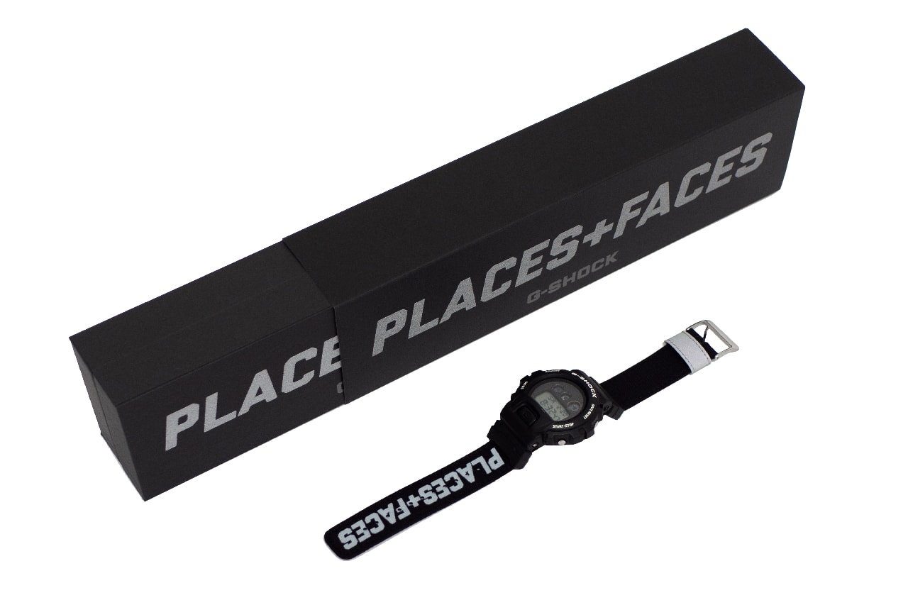 gshock places faces watch dw6900 6900 celebration 25th anniversary watch p+f release information london streetwear brand collaboration