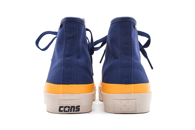blue and yellow chucks