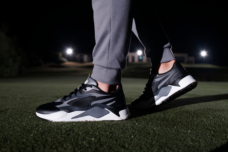 puma golf rs-g sneaker footwear trainer release information buy cop purchase details White/Quiet Shade/Quarry black dark pureed pumpkin vaporous thyme