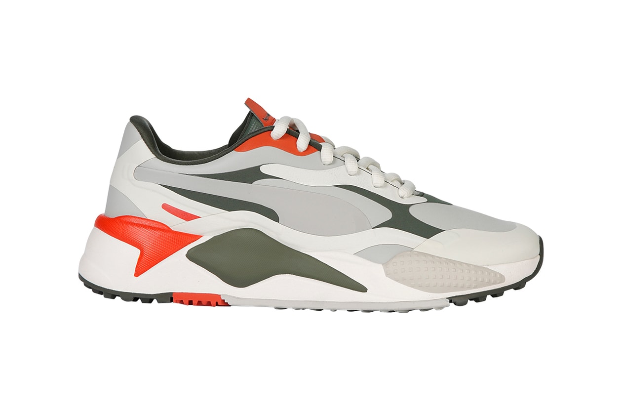 puma golf rs-g sneaker footwear trainer release information buy cop purchase details White/Quiet Shade/Quarry black dark pureed pumpkin vaporous thyme