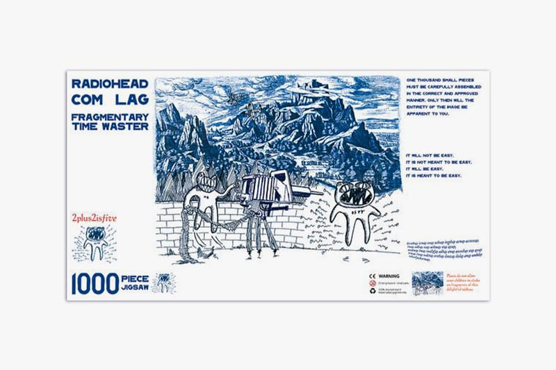 Radiohead Delivers 'Com Lag' Album Art Jigsaw Puzzle