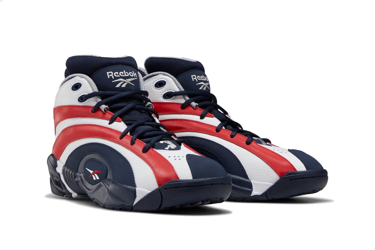 reebok shaqnosis kamikaze ii 2 usa vector navy white red FV2971 FV9295 shawn kemp shaquille o neal shaq usa basketball official release date info photos price store list