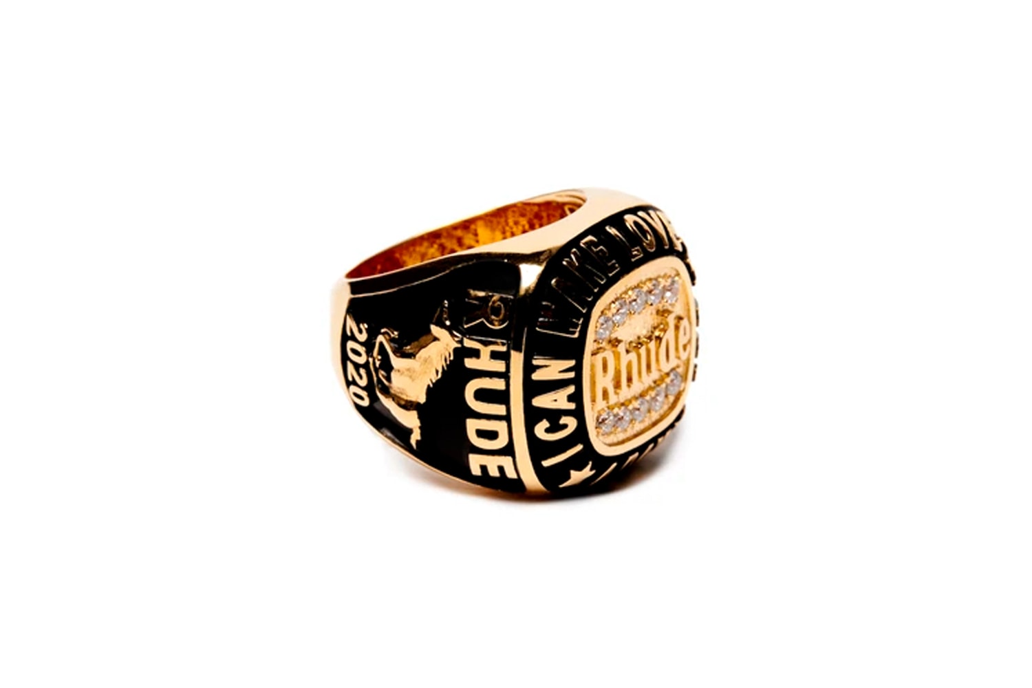 RHUDE I Can Make Love 24HR Day Ring Release Info Buy Price Gold Black