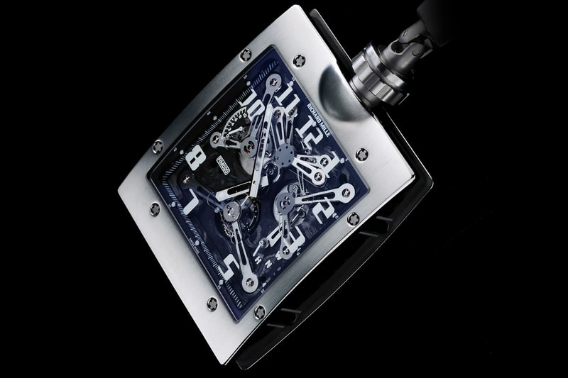Richard Mille RM 020 Tourbillon Pocket Watch Release Info carbon nanofiber composite 62mm tall 52mm wide Cheval Frères crown