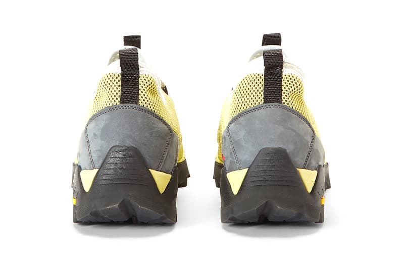 ROA Daiquiri Mid Sneakers in Yellow Release footwear vibram sneakers kicks hiking Italian made in italy Lhakpa