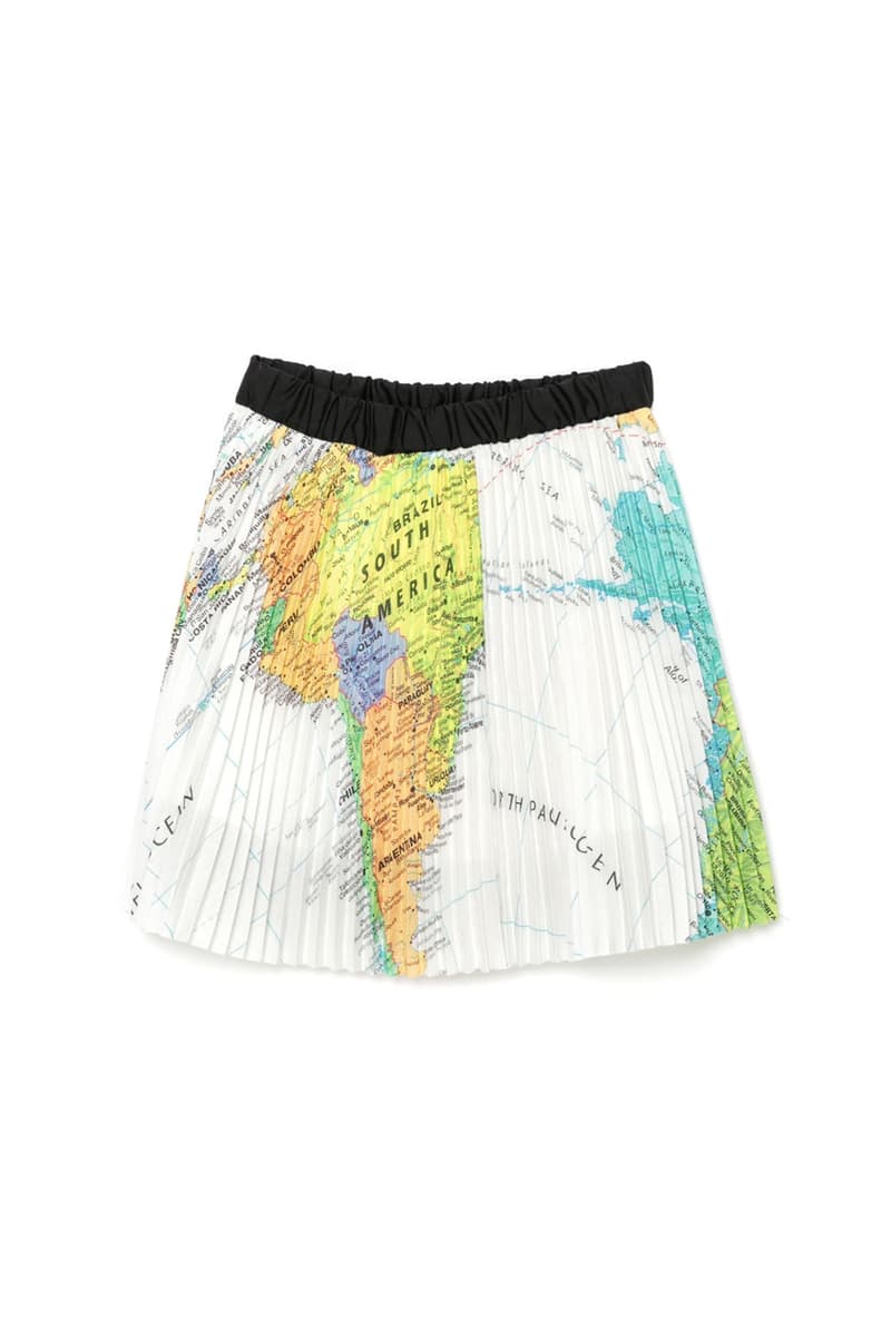 sacai Spring Summer 2020 THE Capsule menswear streetwear collection graphics color monochrome world map 