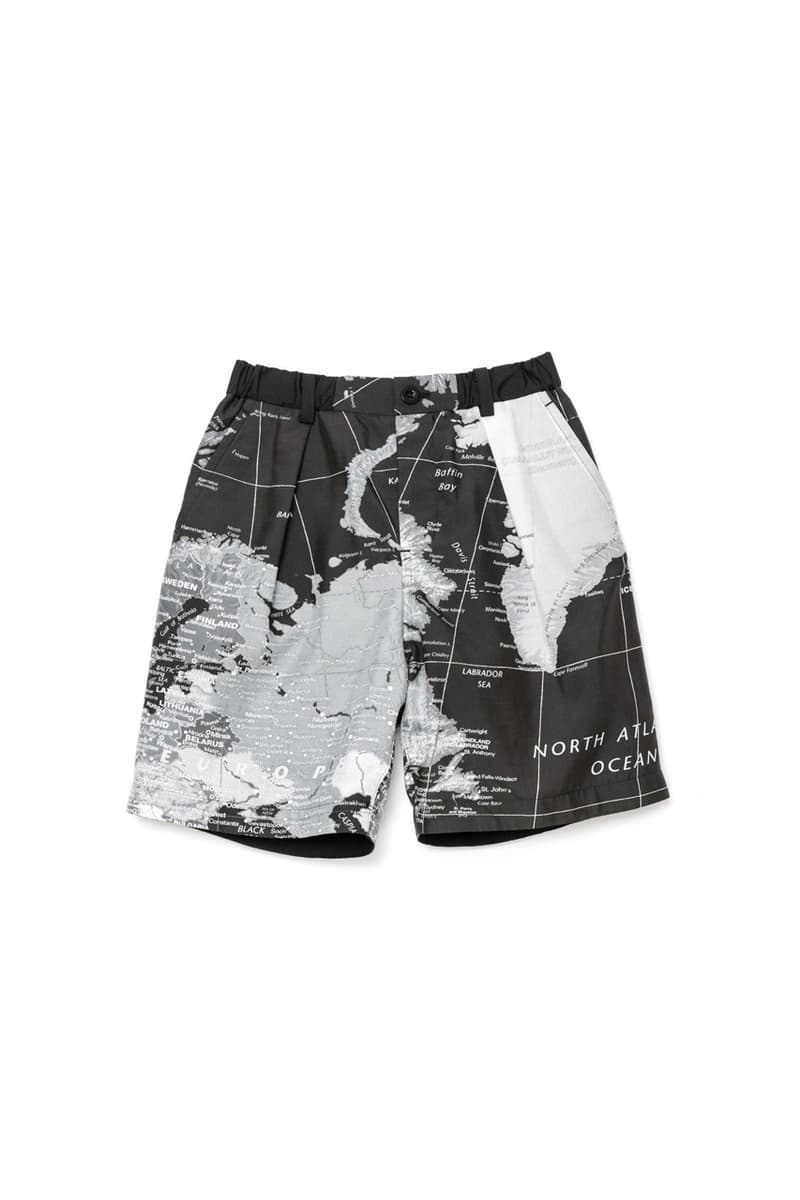 sacai Spring Summer 2020 THE Capsule menswear streetwear collection graphics color monochrome world map 