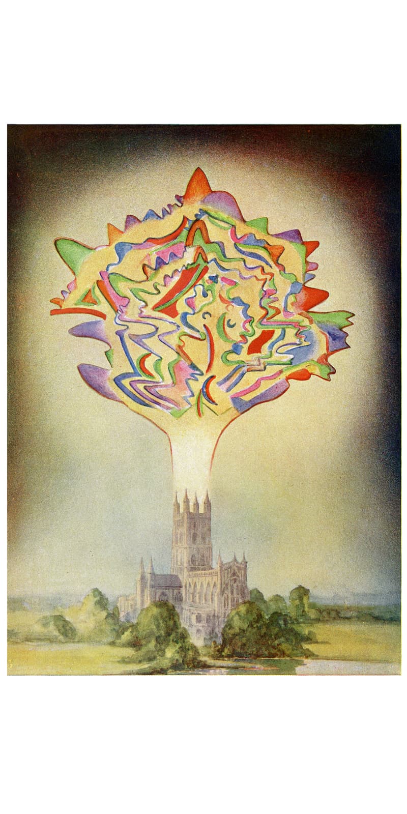 Sacred Bones Thought-Forms: A Record of Clairvoyant Investigation Occult Book Theosophical Illustrations 1905 Annie Besant Charles W. Leadbeater
