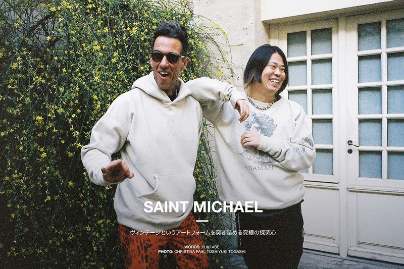 SAINT MICHAEL HYPEBEAST Japan Digital Cover designers Yuta Hosokawa Cali Thornhill DeWitt interview readymade archive vintage fashion 