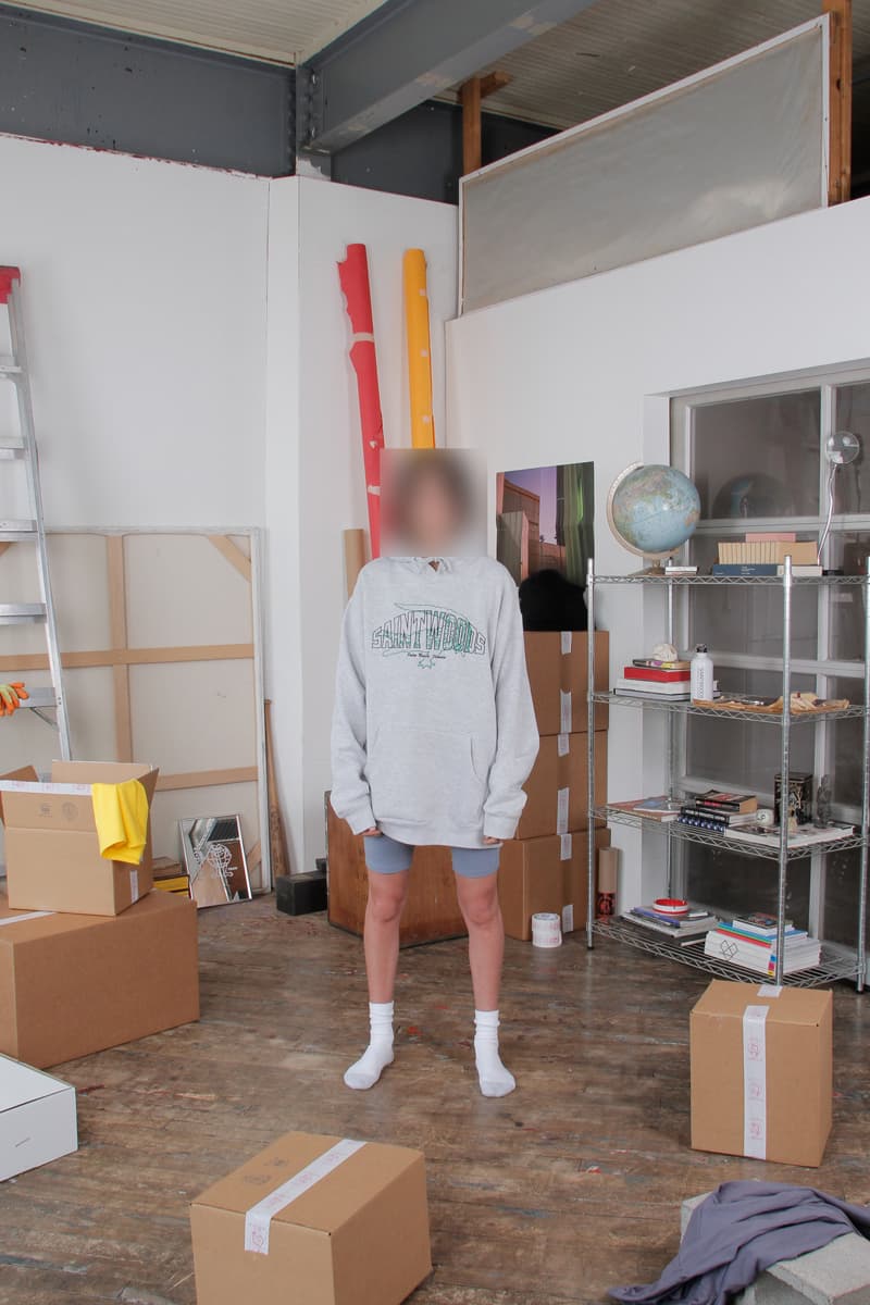SAINTWOODS SW.009 Ready-to-Wear collection Cut-and-Sew Items T-shirts hoodies caps bucket hats water bottle montreal canada loobooks campaigns