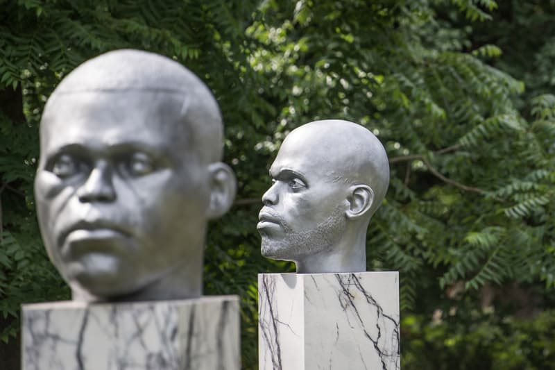 Windrush Generation Commemorative Sculptures 2021 London Britain Windrush Day Colonialism