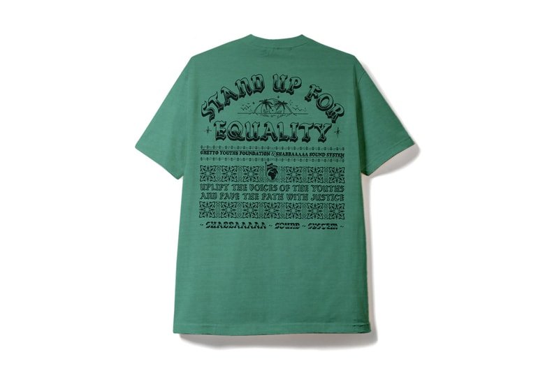 SHABBAAAAA and Ghetto Youths Foundation T-Shirt Charity NAACP Youth Council Bandana Green Unity Fists Collaboration Black Lives Matter