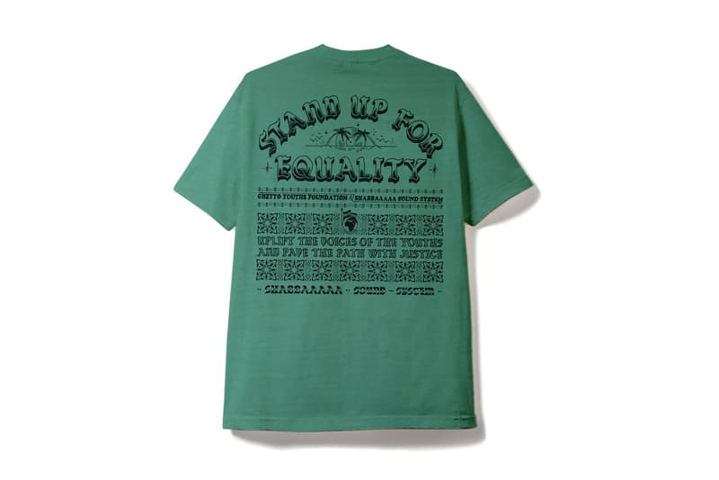 SHABBAAAAA and Ghetto Youths Foundation T-Shirt Charity NAACP Youth Council Bandana Green Unity Fists Collaboration Black Lives Matter