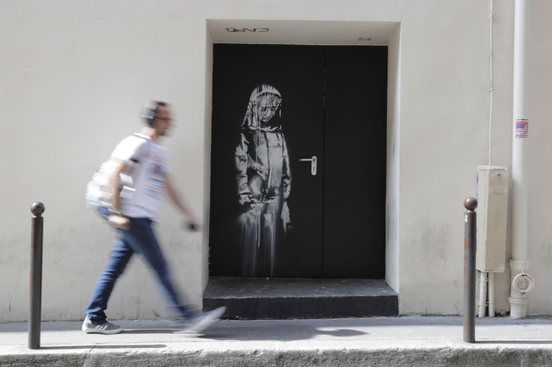 Six Arrests Follow Banksy Bataclan Mural Theft Girl Mourning Paris Terrorist Attacks Italy Recovered Farmhouse 