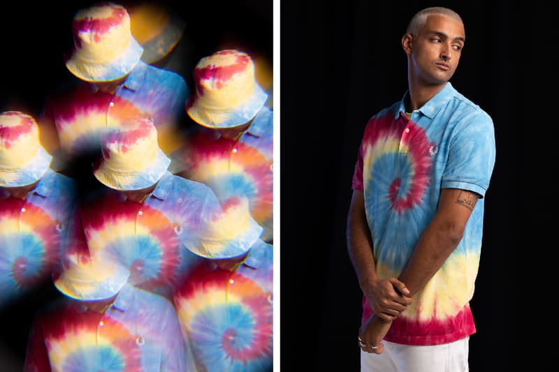 fred perry size? acid house kaleidoscope collection summer of love 1988 tie dye