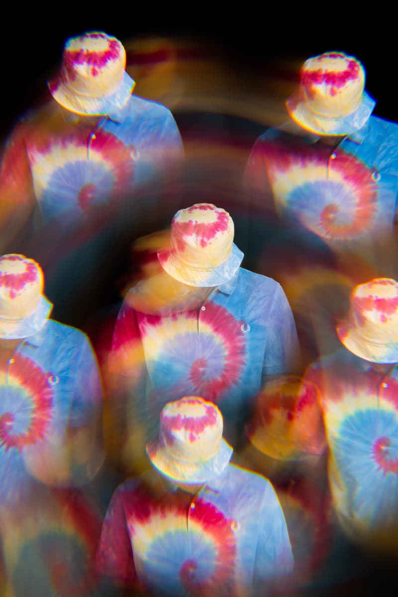 fred perry size? acid house kaleidoscope collection summer of love 1988 tie dye