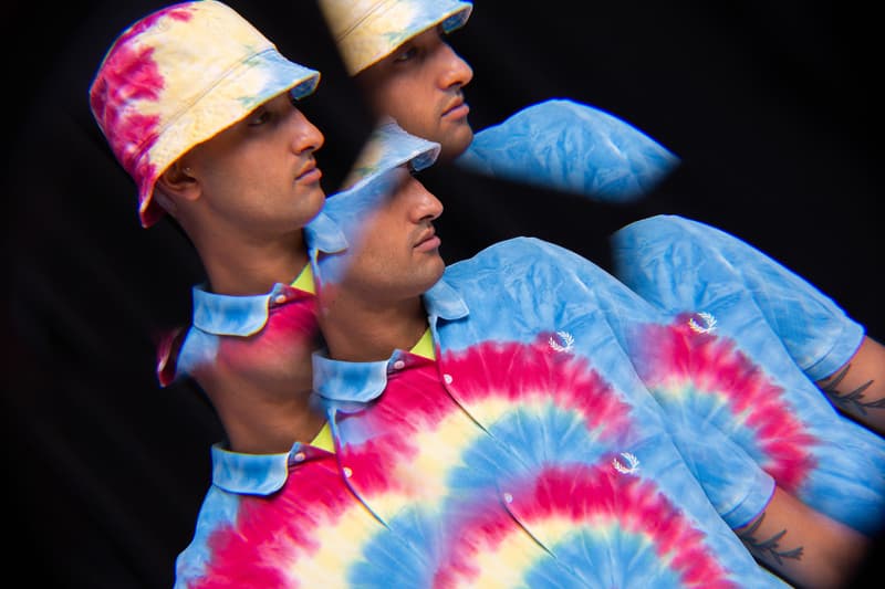 fred perry size? acid house kaleidoscope collection summer of love 1988 tie dye