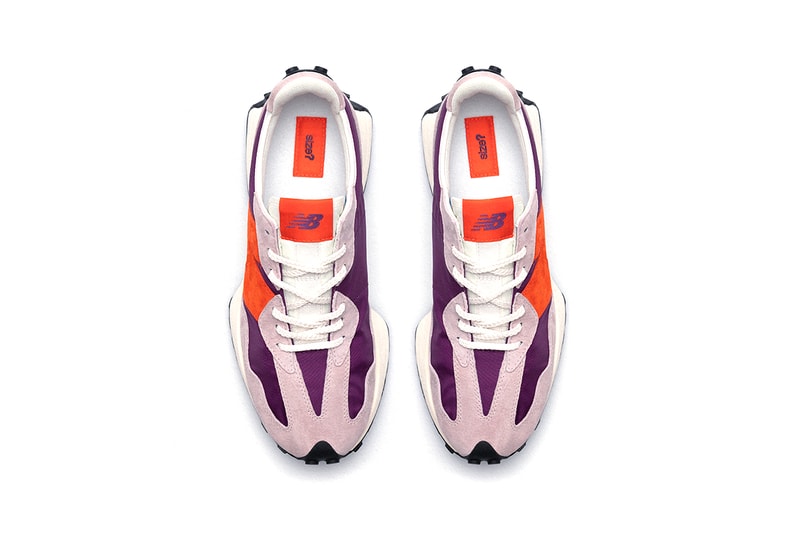 size new balance 327 release information buy cop purchase purple grey orange yellow green details 
