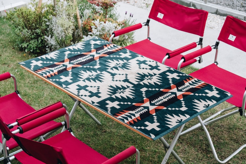 snow peak pendleton towel blanket outdoors ss20 collaboration release