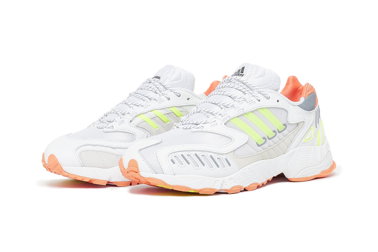 solebox adidas consortium torsion trdc scallop FV9431 orange white neon yellow official release date info photos price store list buying guide