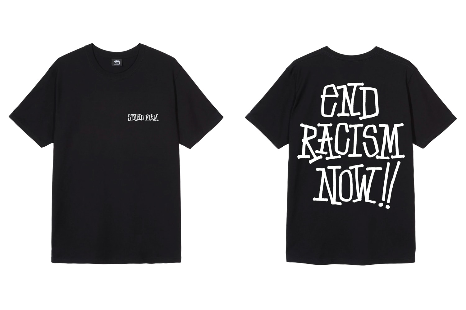 Stüssy End Racism T-Shirt Release Info Buy Price Black White