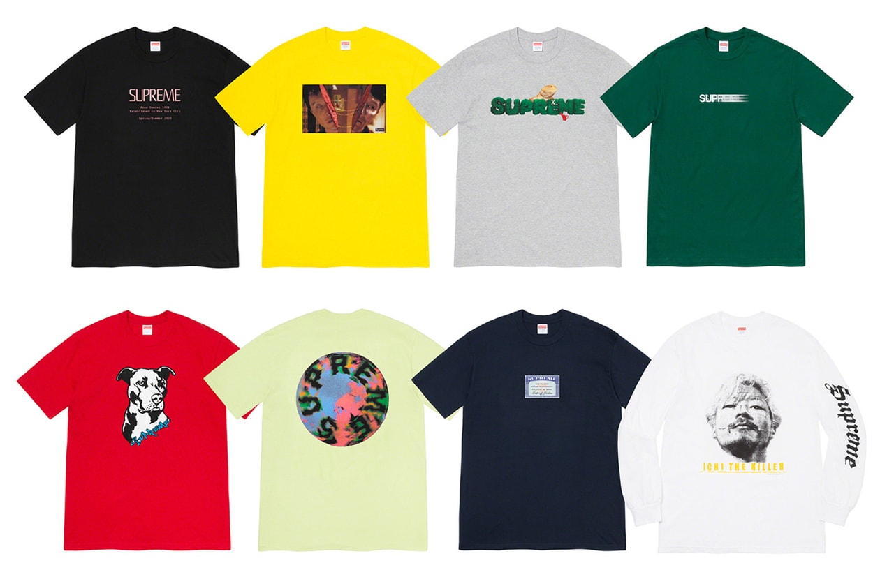 Supreme Spring 2020 T-Shirts and Tees