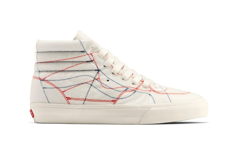 Vans x Taka Hayashi DIY VLT LX Release Info old skool sk8-hi (H&L) Marshmallow/Multicolor patches velcro 