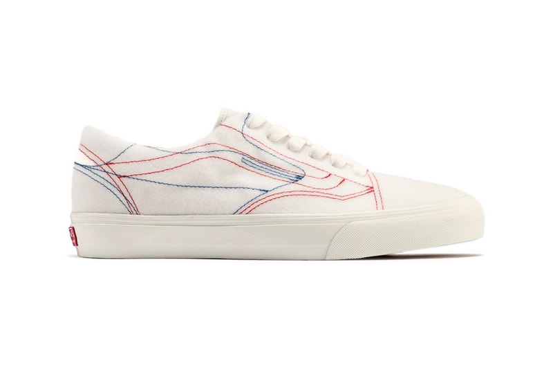 Vans x Taka Hayashi DIY VLT LX Release Info old skool sk8-hi (H&L) Marshmallow/Multicolor patches velcro 